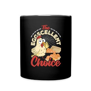 Soutenez les négociants d’œufs locaux - Mug uni - noir - Devant