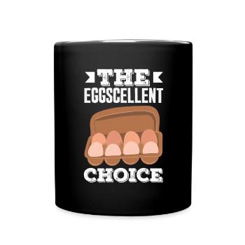 Soutenez les négociants d’œufs locaux - Mug uni - noir - Devant