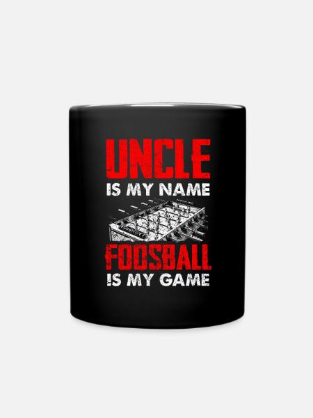Tischfußballer Und Tischfußballer - Tasse einfarbig - Schwarz