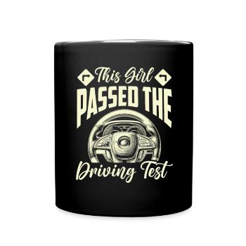 Driving School Driving Instructor - Full Colour Mug - black - Front