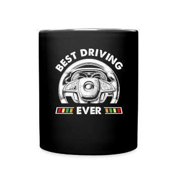 Driving School Driving Instructor - Full Colour Mug - black - Front