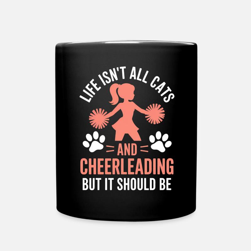 Cheerleading Spruch Lustiges Cheerleading Geschenk - Tasse einfarbig - Schwarz