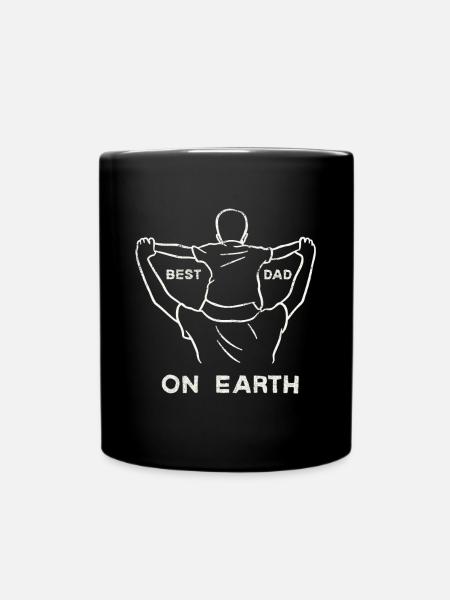 Meilleur papa sur terre - Mug uni - noir