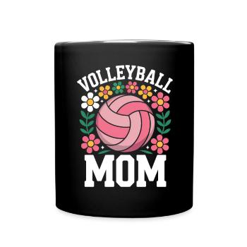 volley-ball dire drôle de cadeau de volley-ball - Mug uni - noir - Devant