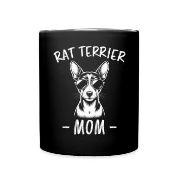 Rat Terrier Spruch Lustiges Rat Terrier Geschenk - Tasse einfarbig - Schwarz - Vorne