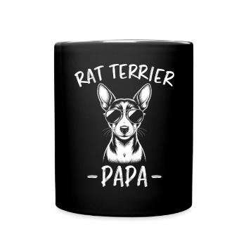 Rat Terrier Spruch Lustiges Rat Terrier Geschenk - Tasse einfarbig - Schwarz - Vorne