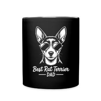 Rat Terrier Spruch Lustiges Rat Terrier Geschenk - Tasse einfarbig - Schwarz - Vorne