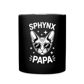 Chat Sphynx Disant Drôle Chat Sphynx Cadeau - Mug uni - noir - Devant