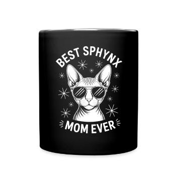 Sphynx Cat Saying Funny Sphynx Cat Gift - Full Colour Mug - black - Front