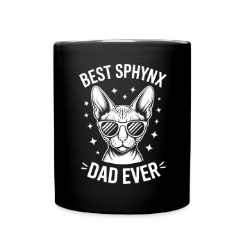 Chat Sphynx Disant Drôle Chat Sphynx Cadeau - Mug uni - noir - Devant