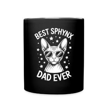 Chat Sphynx Disant Drôle Chat Sphynx Cadeau - Mug uni - noir - Devant