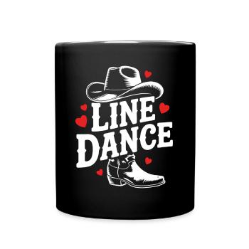 La danse en ligne : mon hobby - ma passion - mon truc - Mug uni - noir - Devant