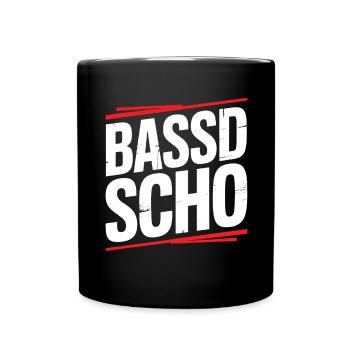 Bassd scho – Culte franconien prononçant le dialecte Frängi - Mug uni - noir - Devant