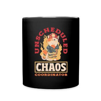 Müllcontainer Fire Response Team Leader - Tasse einfarbig - Schwarz - Vorne