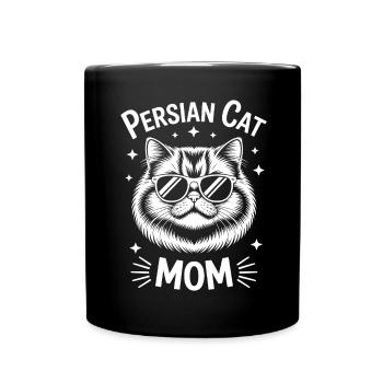 Chat persan disant drôle chat persan cadeau - Mug uni - noir - Devant