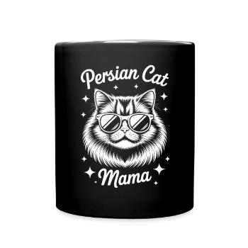 Chat persan disant drôle chat persan cadeau - Mug uni - noir - Devant