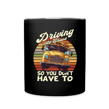 Chaos Transport School Bus Driver - Full Colour Mug - black - Front