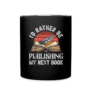 Écrivain Auteur de romans - Mug uni - noir - Devant