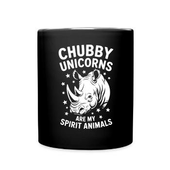 Nashorn Spruch Nashörner Lustiges Nashorn Geschenk - Tasse einfarbig - Schwarz - Vorne