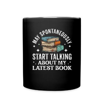 Writer Writing Novels Author - Full Colour Mug - black - Front