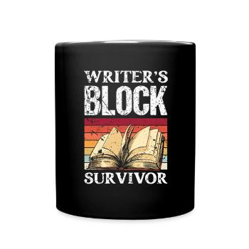 Écrivain Auteur de romans - Mug uni - noir - Devant