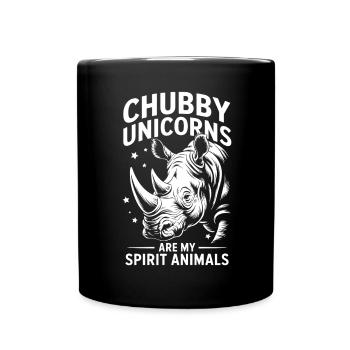 Nashorn Spruch Nashörner Lustiges Nashorn Geschenk - Tasse einfarbig - Schwarz - Vorne