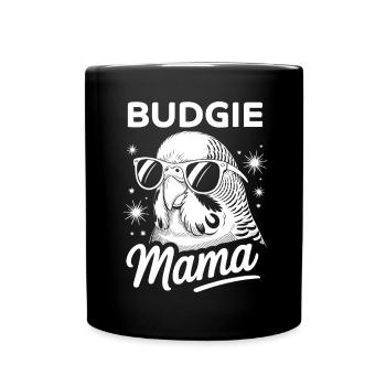 Perruche disant drôle de perruche cadeau - Mug uni - noir - Devant
