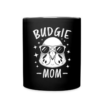 Perruche disant drôle de perruche cadeau - Mug uni - noir - Devant