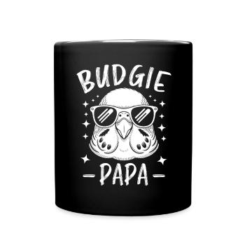 Perruche disant drôle de perruche cadeau - Mug uni - noir - Devant