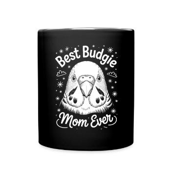 Perruche disant drôle de perruche cadeau - Mug uni - noir - Devant