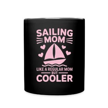 Sailing Saying Mom Mom Sailor Sailing Gift - Full Colour Mug - black - Front