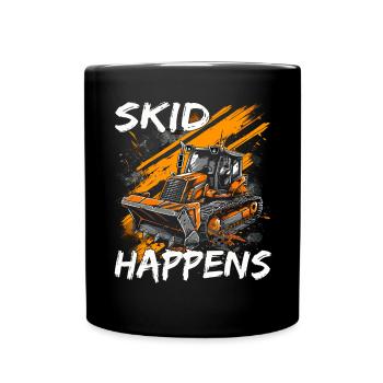 Skid steer loader enthusiasts - Full Colour Mug - black - Front