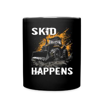 Skid steer loader enthusiasts - Full Colour Mug - black - Front