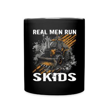 Skid steer loader enthusiasts - Full Colour Mug - black - Front