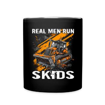 Skid steer loader enthusiasts - Full Colour Mug - black - Front