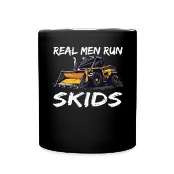 Skid steer loader enthusiasts - Full Colour Mug - black - Front