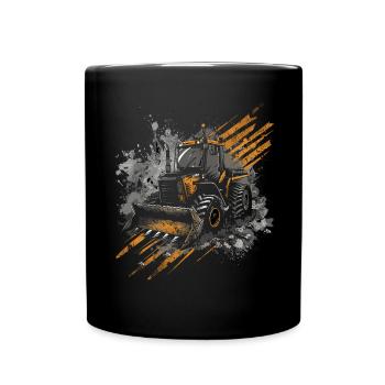 Skid steer loader enthusiasts - Full Colour Mug - black - Front