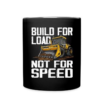 Skid steer loader enthusiasts - Full Colour Mug - black - Front