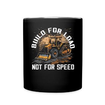 Skid steer loader enthusiasts - Full Colour Mug - black - Front