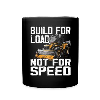 Skid steer loader enthusiasts - Full Colour Mug - black - Front