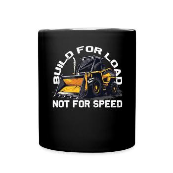 Skid steer loader enthusiasts - Full Colour Mug - black - Front