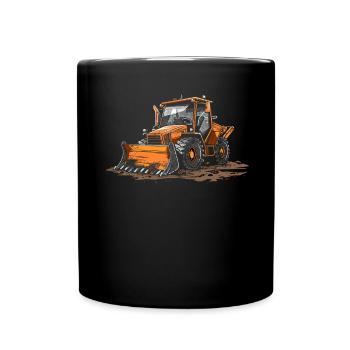 Skid steer loader enthusiasts - Full Colour Mug - black - Front
