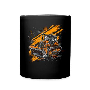 Skid steer loader enthusiasts - Full Colour Mug - black - Front