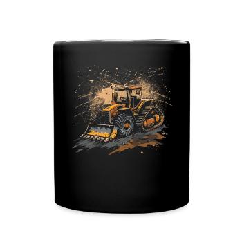 Skid steer loader enthusiasts - Full Colour Mug - black - Front
