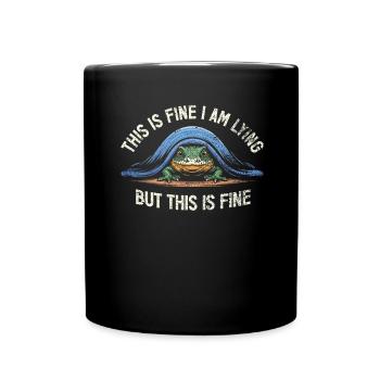 Undiagnosed, but something - Full Colour Mug - black - Front