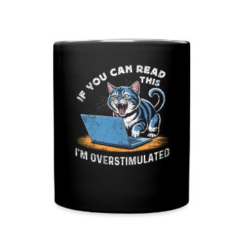 Undiagnosed, but something - Full Colour Mug - black - Front