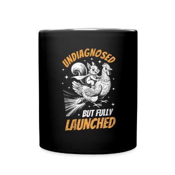 Undiagnosed, but something - Full Colour Mug - black - Front