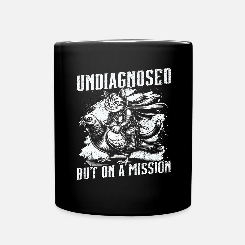 Non diagnostiqué, mais quelque chose - Mug uni - noir