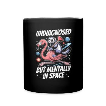 Undiagnosed, but something - Full Colour Mug - black - Front