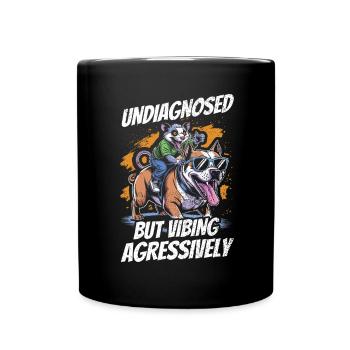 Undiagnosed, but something - Full Colour Mug - black - Front